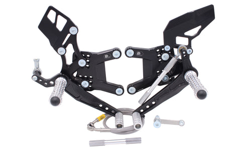 PP Tuning Rearset / Remschakelset Kawasaki ZX-6R, ZX636 (2019 - ) – RACE CONCEPT – Reverse Shift / 64301