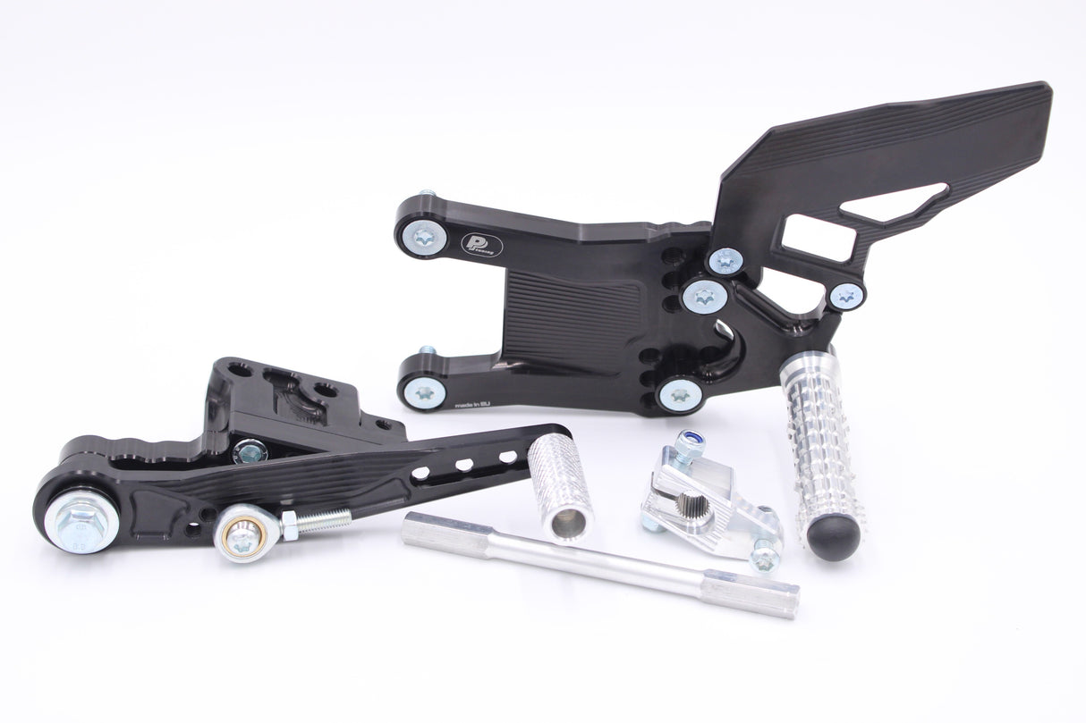 PP Tuning Rearset / Remschakelset Yamaha R6 (2017 - ) – RACE CONCEPT – Reverse Shift – Full Race Version / 7580