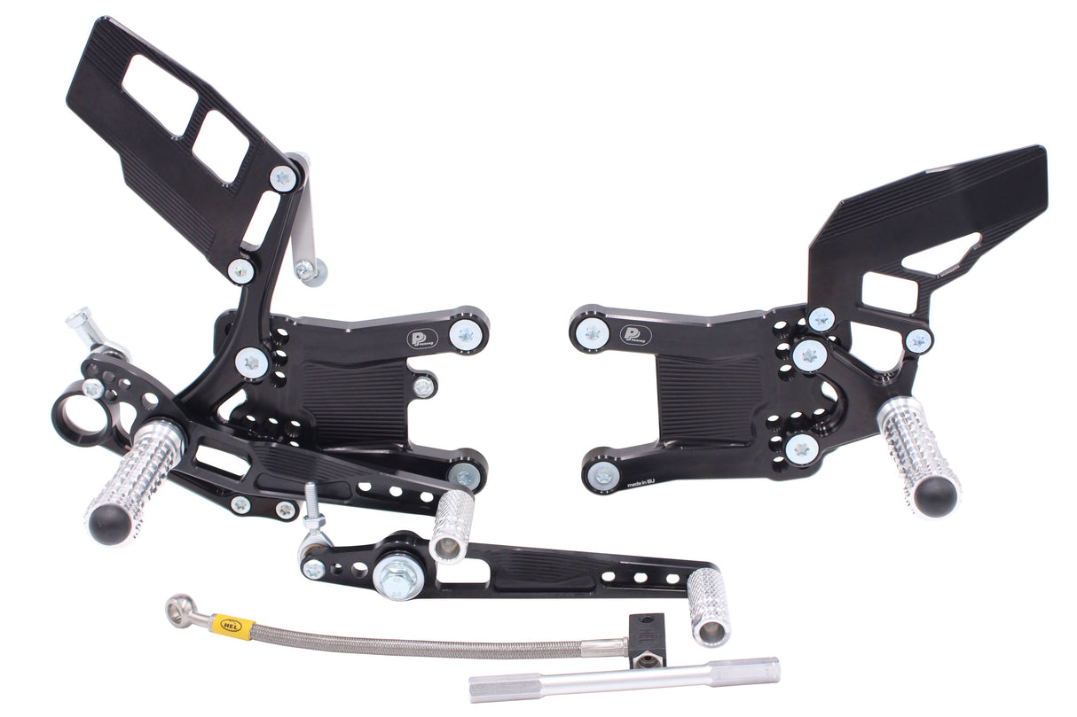 PP Tuning Rearset / Remschakelset Yamaha YZF-R6 (2017–) – RACE CONCEPT – Standaard Shift / 757