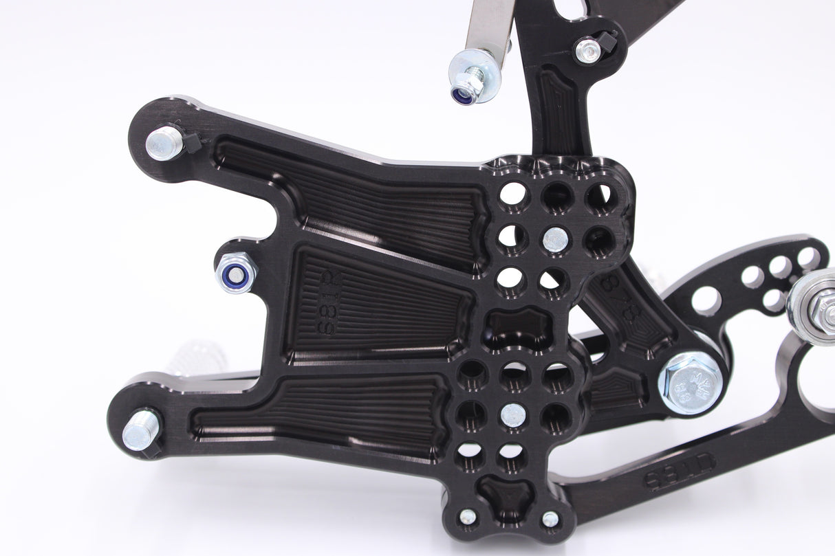 PP Tuning Rearset / Remschakelset Yamaha YZF-R6 (2017–) – RACE CONCEPT – Standaard Shift / 757