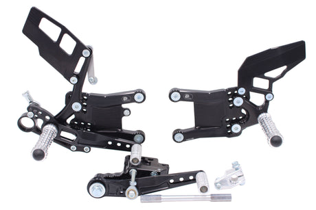 PP Tuning Rearset / Remschakelset Yamaha R6 (2017 - ) – RACE CONCEPT – Reverse Shift – Full Race Version / 7580