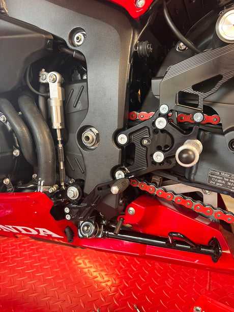PP Tuning Rearset / Remschakelset Honda CBR600RR (2024–) – RACE CONCEPT – Reverse Shift / 73701