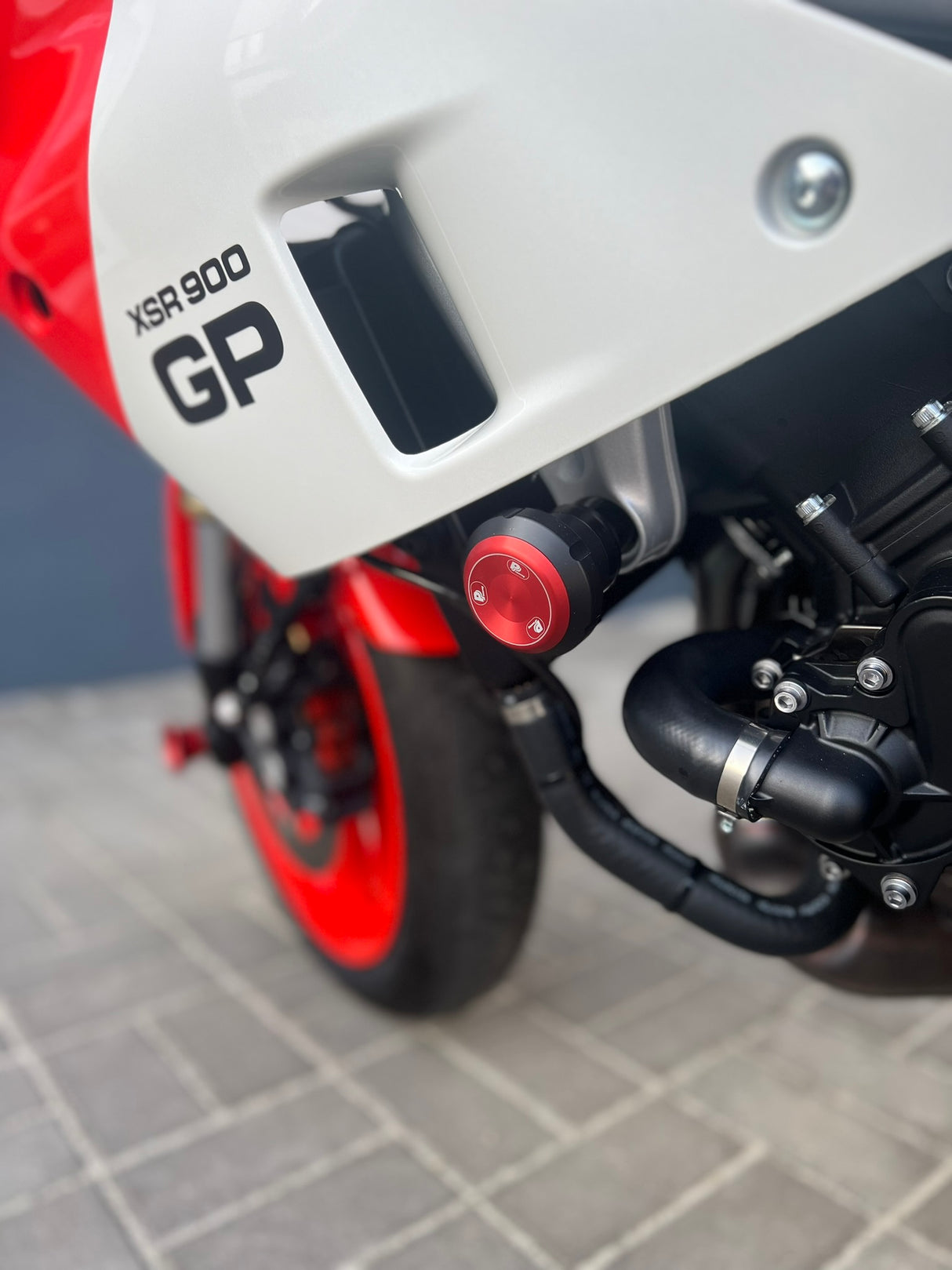PP Tuning Crash Protectors 40414 / Valblokken Yamaha XSR 900 GP (2022–heden)