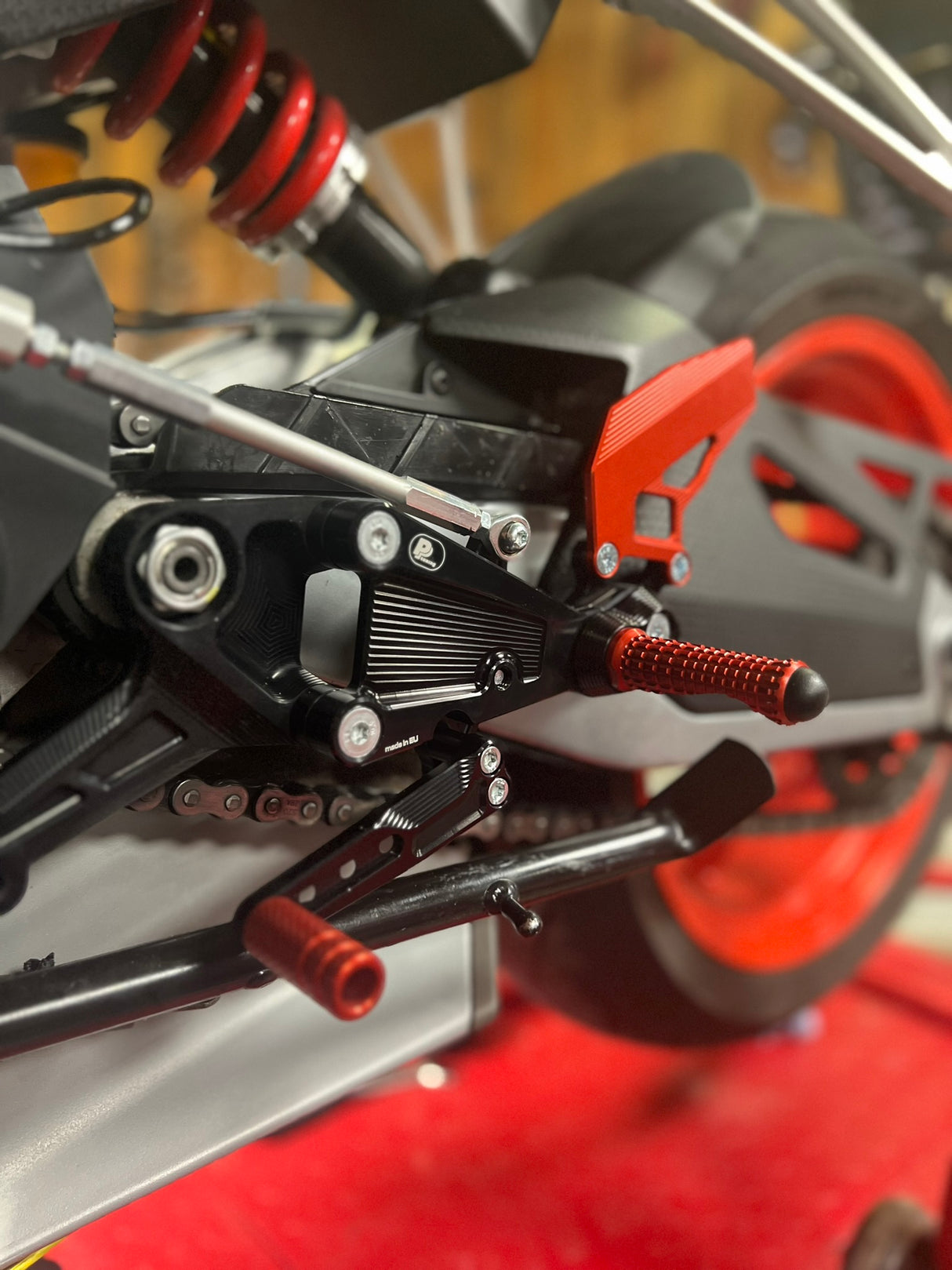 PP Tuning Rearset / Remschakelset Aprilia RS 660 / Tuono 660 (2021-) – PURE CONCEPT – Standaard Shift / 505
