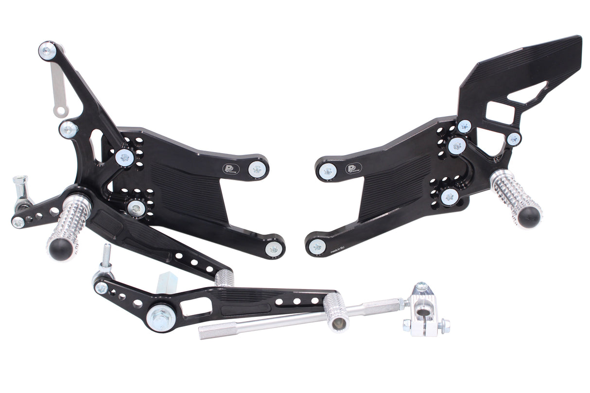 PP Tuning Rearset / Remschakelset Yamaha R6 (1998-2002) – RACE CONCEPT – Reverse Shift / 7500