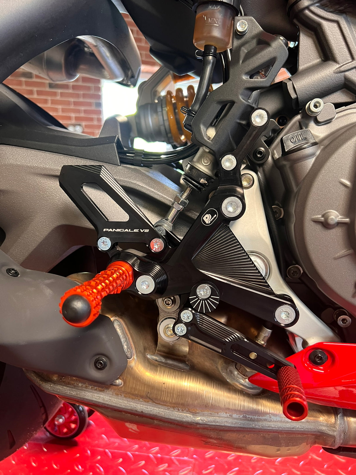 PP Tuning Rearset / Remschakelset Ducati Panigale V2 / V2 S (2025–) – PURE CONCEPT / 508