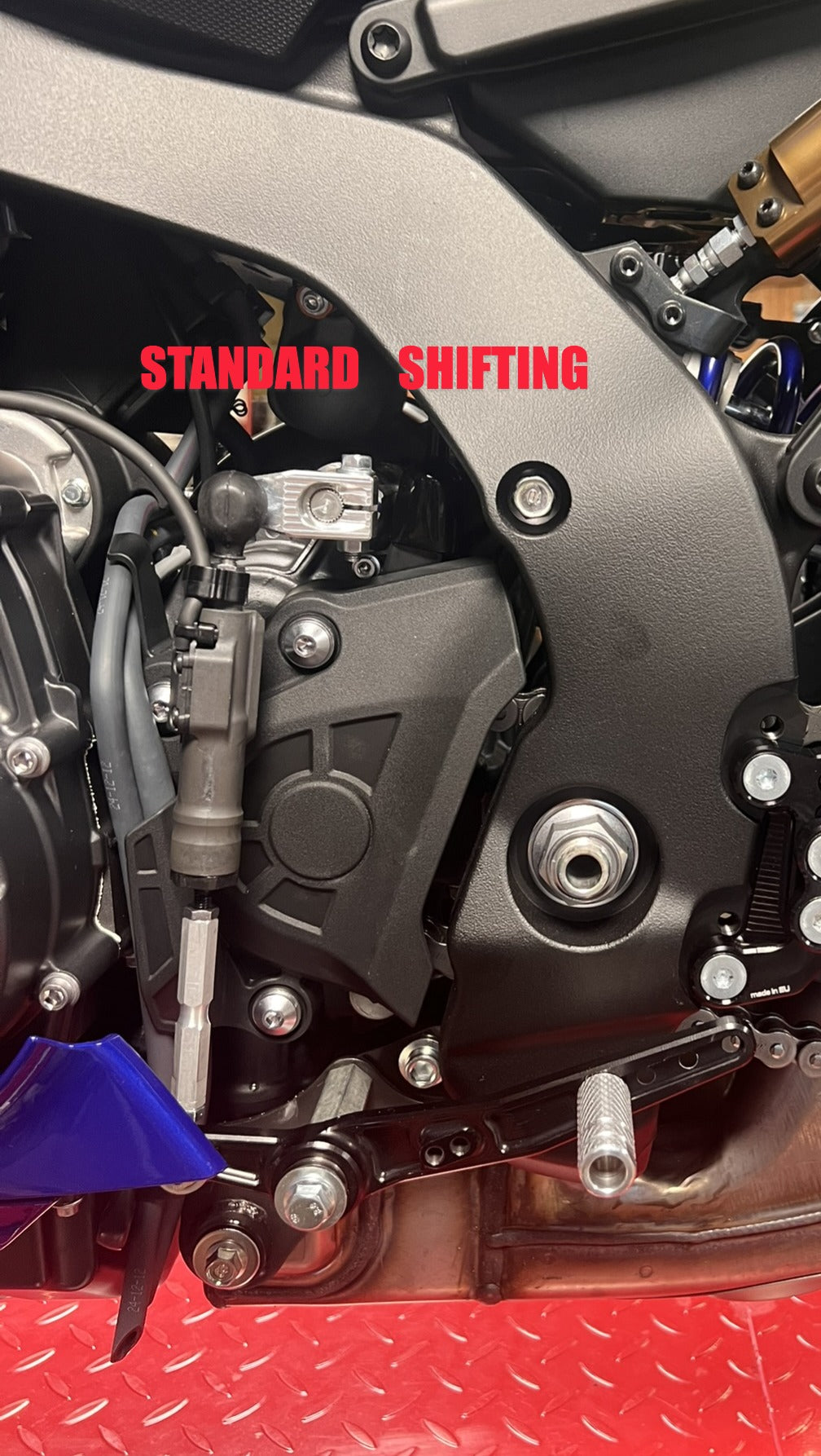 PP Tuning Rearset / Remschakelset Yamaha R9 (2025–) – RACE CONCEPT / 697