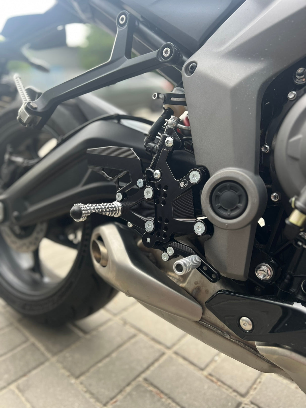 PP Tuning Rearset / Remschakelset Triumph Daytona 660 (2024-) – RACE CONCEPT – OEM / Standaard / 527