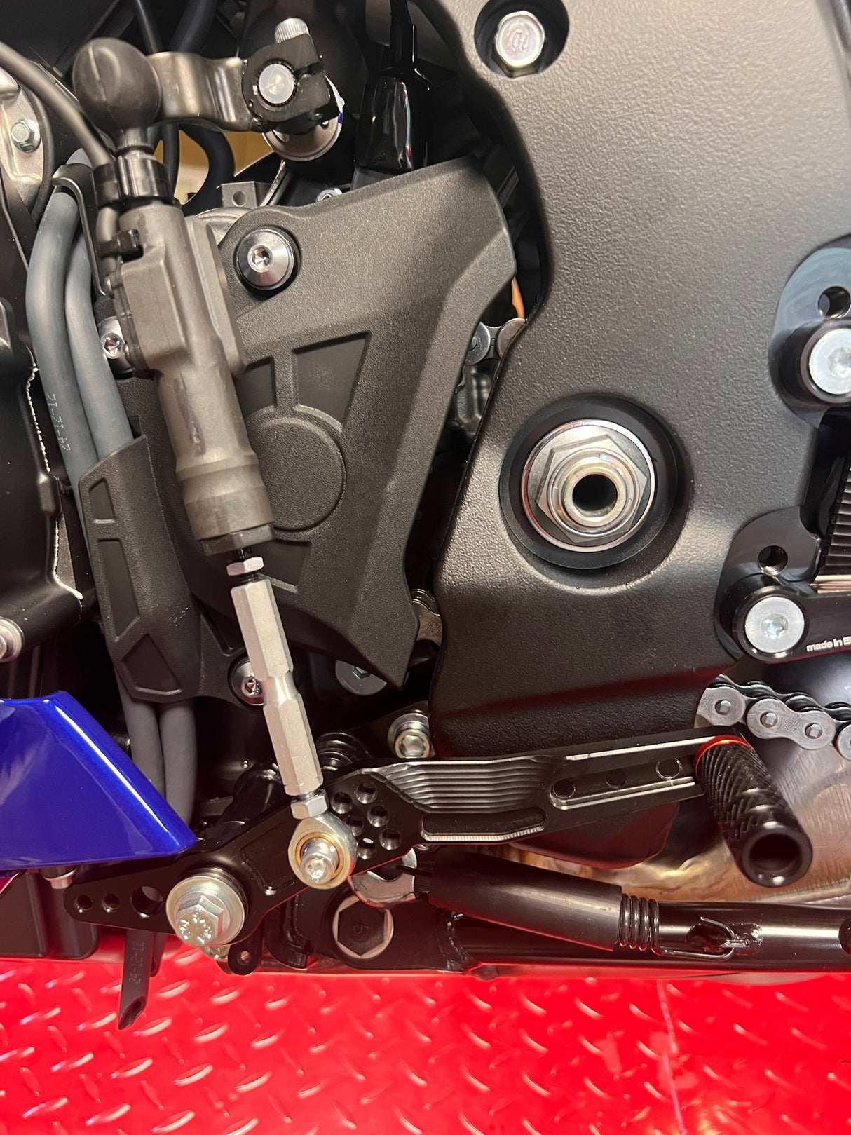 PP Tuning Rearset / Remschakelset Yamaha R9 (2025–) – PURE CONCEPT / 696