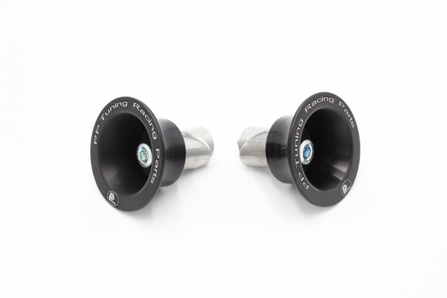 PP Tuning Protection / Bescherming – Front Axle Sliders KTM 990RC R 2026 – Zwart