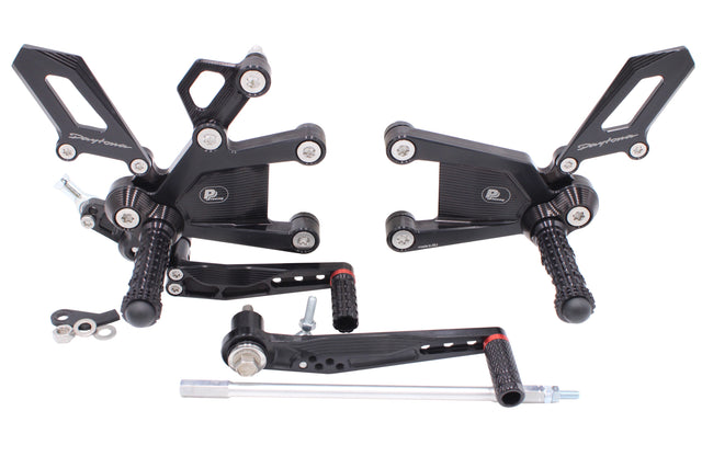 PP Tuning Rearset / Remschakelset Triumph Daytona 660 (2024-2026) – PURE CONCEPT / 528