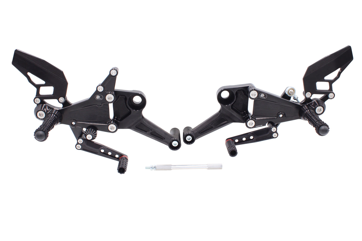PP Tuning Rearset / Remschakelset Aprilia RS 660 / Tuono 660 (2021-) – PURE CONCEPT – Standaard Shift / 505
