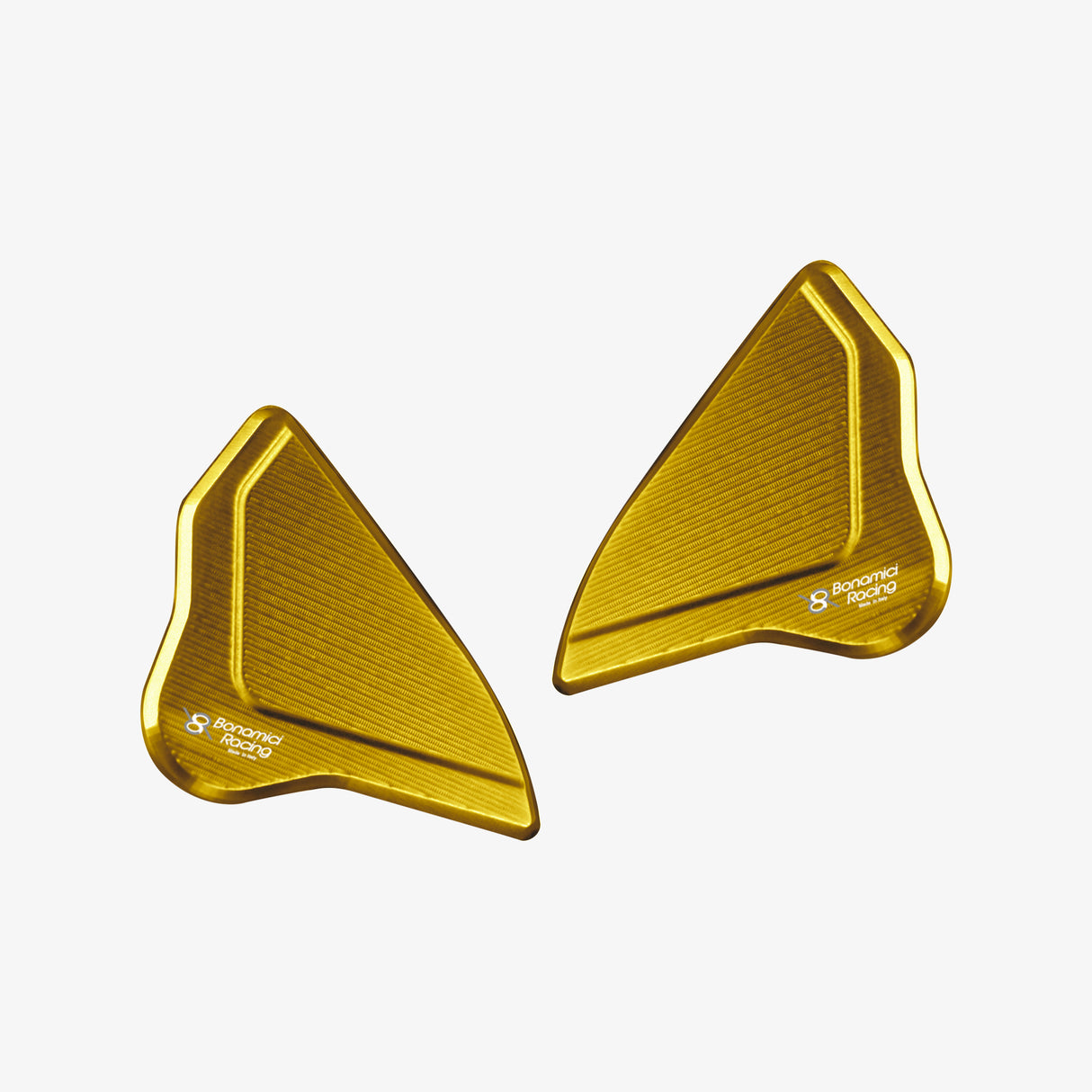 Aluminum Blocks mirror Yamaha YZF R7 21> / R9 2025 - GOLD
