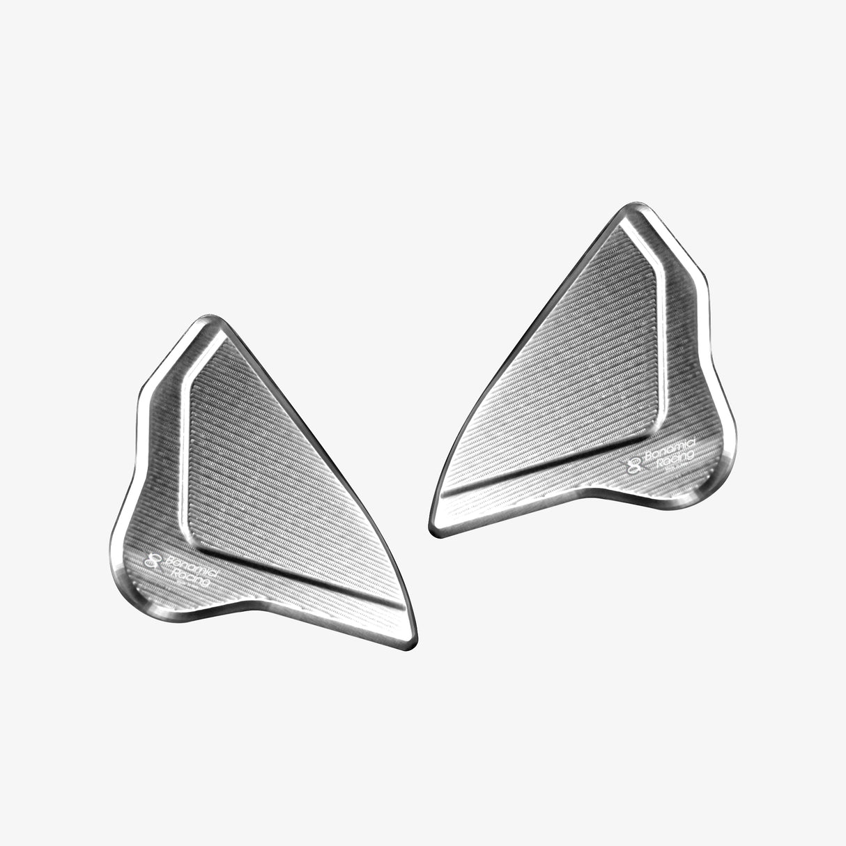 Aluminum Blocks mirror Yamaha YZF R7 21> / R9 2025 - SILVER