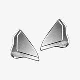 Bonamici Aluminum Blocks mirror Yamaha YZF R7 21> / R9 2025  - SILVER - BM08_SI