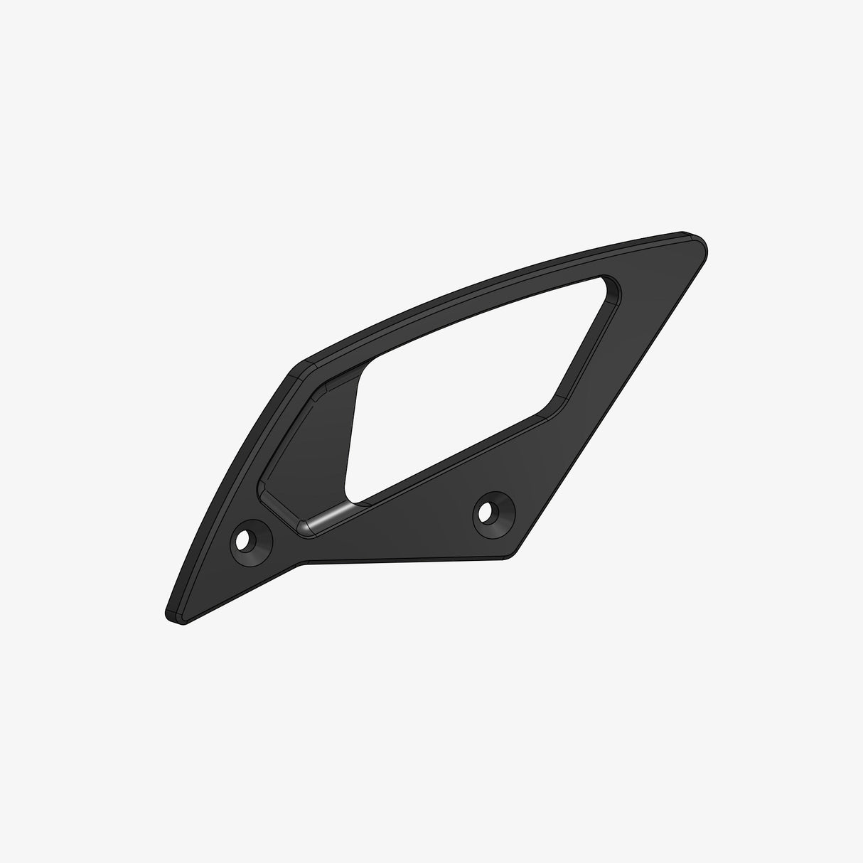 Aluminum heel plate for B005 - K018 - K019 - KT03