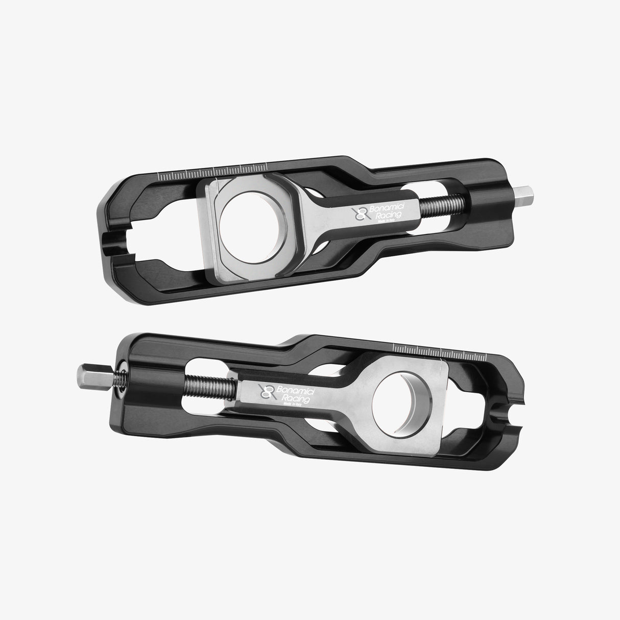 Aluminum chain adjuster Kawasaki ZX-10R 16> - SILVER