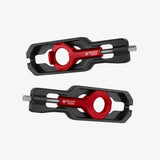 Bonamici Aluminum chain adjuster Suzuki GSX-R 1000 17> - RED - CHAD06_RE