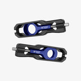 Bonamici Aluminum chain adjuster Yamaha YZF R6 17> - BLUE - CHAD07_BL