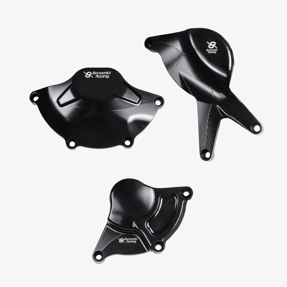 Aluminum engine protection full kit Suzuki GSX-R 1000 17>
