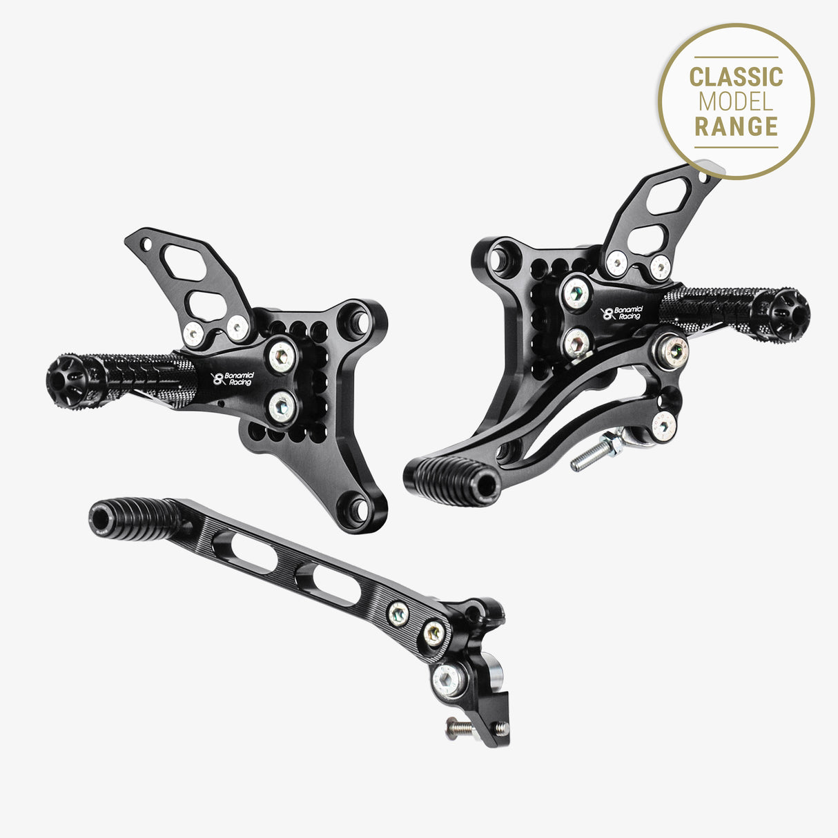 Aluminum rearsets Ducati 848 / 1098 / 1198 07-11