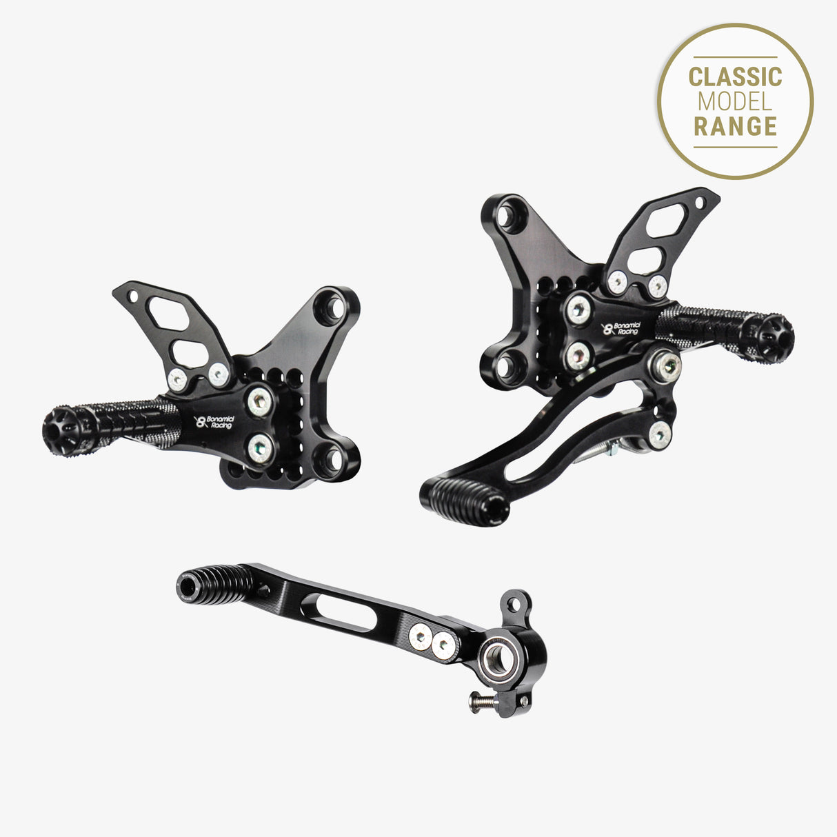 Aluminum rearsets Ducati 748 / 916 / 996 / 998 94-04