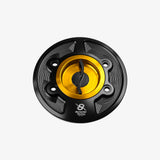 Bonamici Aluminum tank cap for BMW S 1000 RR 08> - M 1000 RR 21> - S 1000 R 12> - M 1000 R 23> - GOLD - FC040_GO