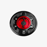 Bonamici Aluminum tank cap for BMW S 1000 RR 08> - M 1000 RR 21> - S 1000 R 12> - M 1000 R 23> - RED - FC040_RE