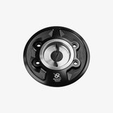 Bonamici Aluminum tank cap for BMW S 1000 RR 08> - M 1000 RR 21> - S 1000 R 12> - M 1000 R 23> - SILVER - FC040_SI