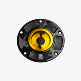 Bonamici Aluminum tank cap for Ducati Panigale - Streetfighter - Scrambler - GOLD - FC050_GO