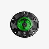 Bonamici Aluminum tank cap for Ducati Panigale - Streetfighter - Scrambler - GREEN - FC050_GR