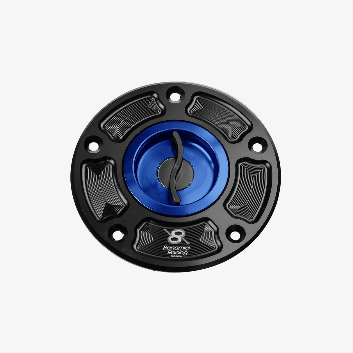 Aluminum tank cap for Suzuki GSX-R 600-750-1000 04> - GSX-S 750-1000 15-21 - GSX-8S/8R - BLUE