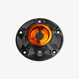 Bonamici Aluminum tank cap for Yamaha all models - ORANGE - FC110_OR
