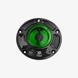 Bonamici Aluminum tank cap for Honda CBR 500-650 15-23 - CBR 1000 RR-R 17-23 - GREEN - FC120_GR