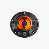 Bonamici Aluminum tank cap for Honda CBR 500-650 15-23 - CBR 1000 RR-R 17-23 - ORANGE - FC120_OR