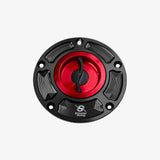 Bonamici Aluminum tank cap for Honda CBR 500-650 15-23 - CBR 1000 RR-R 17-23 - RED - FC120_RE