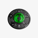 Bonamici Aluminum tank cap for Honda CBR 600 RR 03-24 - CBR 1000 RR 04-13 - GREEN - FC160_GR