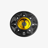 Bonamici Aluminum tank cap for Kawasaki Ninja 400 - ZX-4R/RR 23> - ZX-6R 19-23 - ZX-10R 21> - Z650 - Z900 - GOLD - FC170_GO