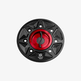 Bonamici Aluminum tank cap for Kawasaki Ninja 400 - ZX-4R/RR 23> - ZX-6R 19-23 - ZX-10R 21> - Z650 - Z900 - RED - FC170_RE