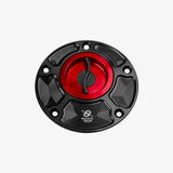 Bonamici Aluminum tank cap for MV Agusta F4 - B4 97-09 - RED - FC190_RE