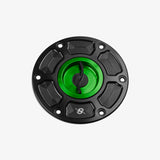 Bonamici Aluminum tank cap for KTM 1290 Super Duke 14-23 - GREEN - FC210_GR