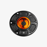 Bonamici Aluminum tank cap for KTM 1290 Super Duke 14-23 - ORANGE - FC210_OR