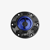 Bonamici Aluminum tank cap for Triumph Daytona 06-17 - Street Triple 06> - Speed Triple 11-20 - BLUE - FC220_BL
