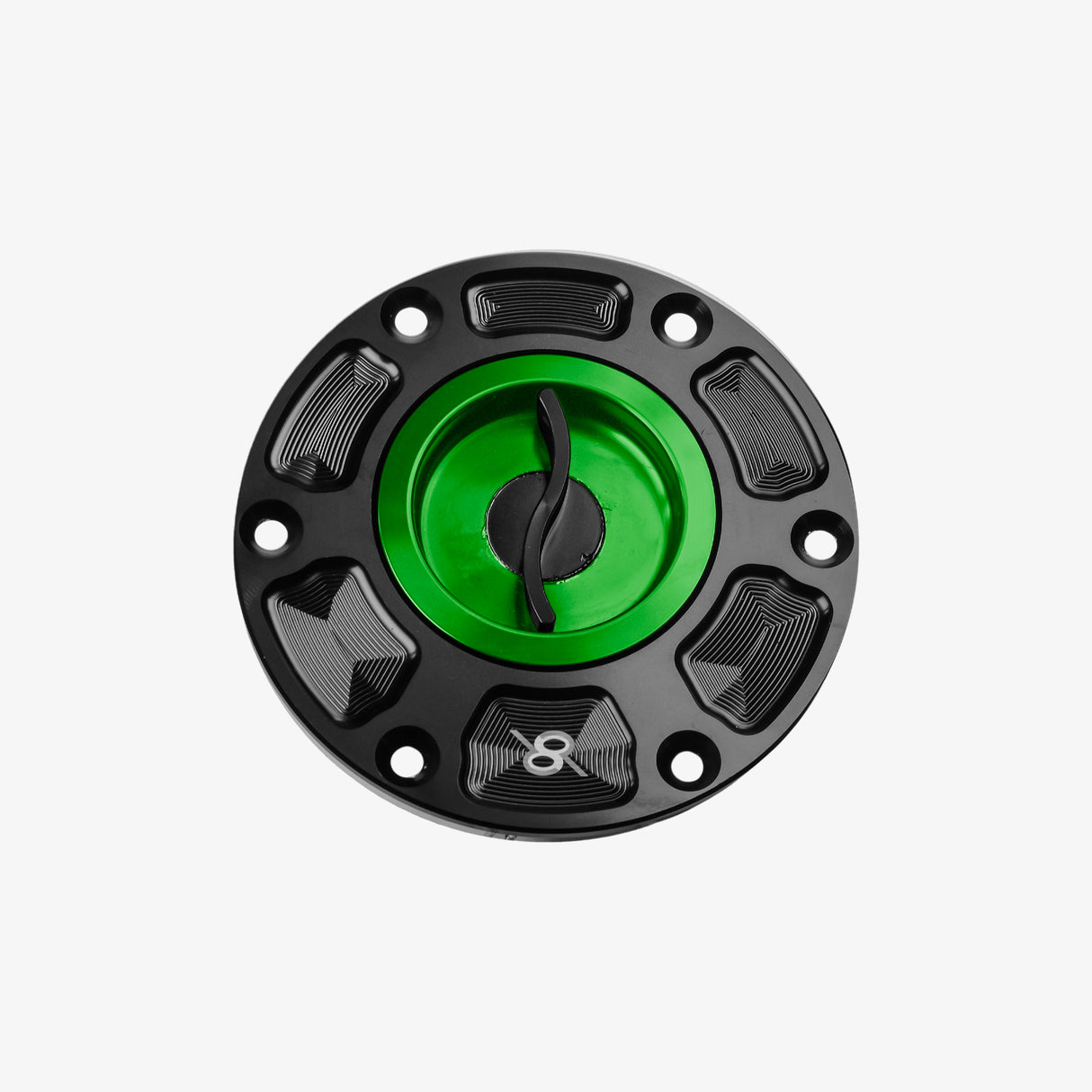 Aluminum tank cap for Triumph Daytona 06-17 - Street Triple 06> - Speed Triple 11-20 - GREEN