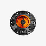 Bonamici Aluminum tank cap for Triumph Daytona 06-17 - Street Triple 06> - Speed Triple 11-20 - ORANGE - FC220_OR