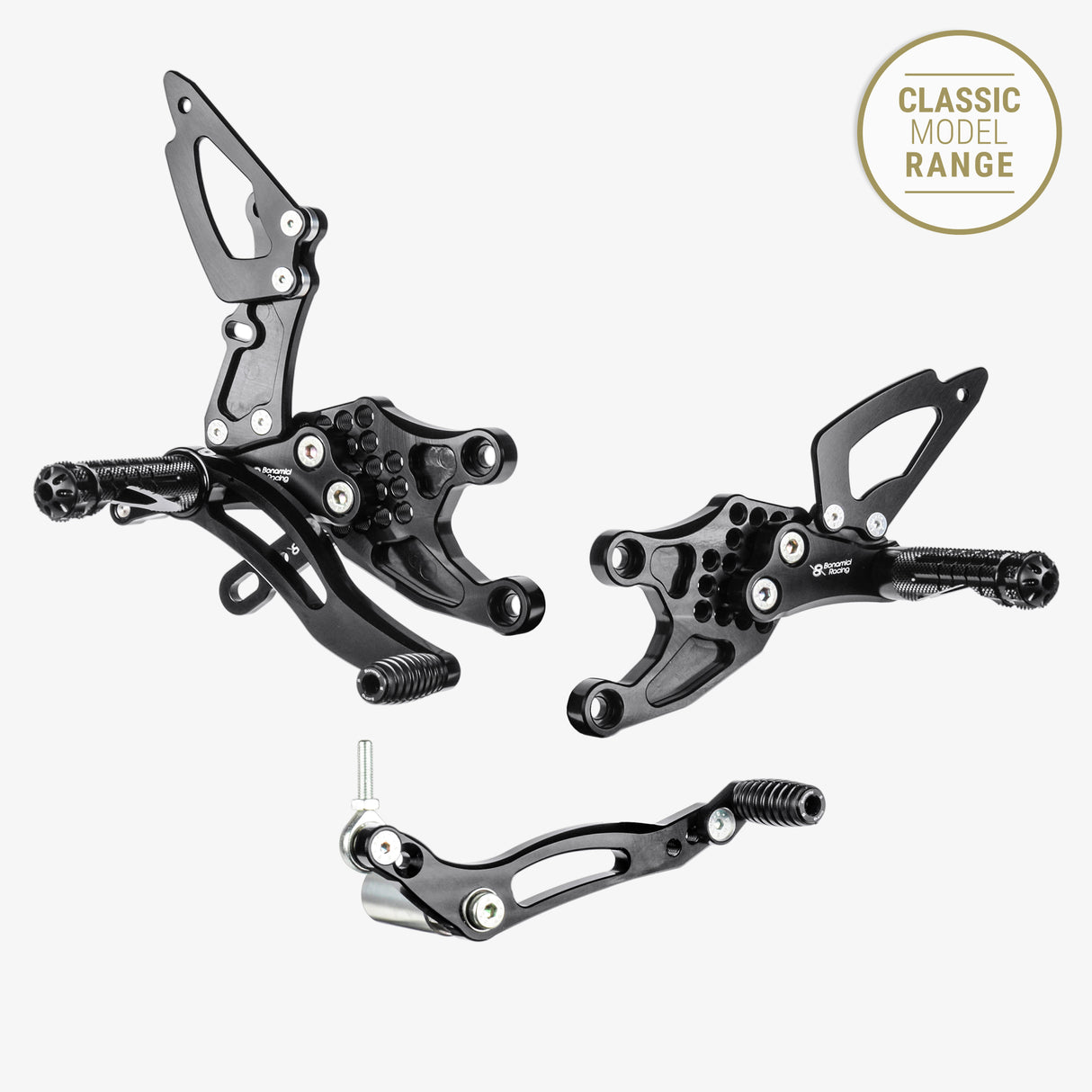 Aluminum rearsets Honda CBR 1000 RR (reverse shifting) 08-16