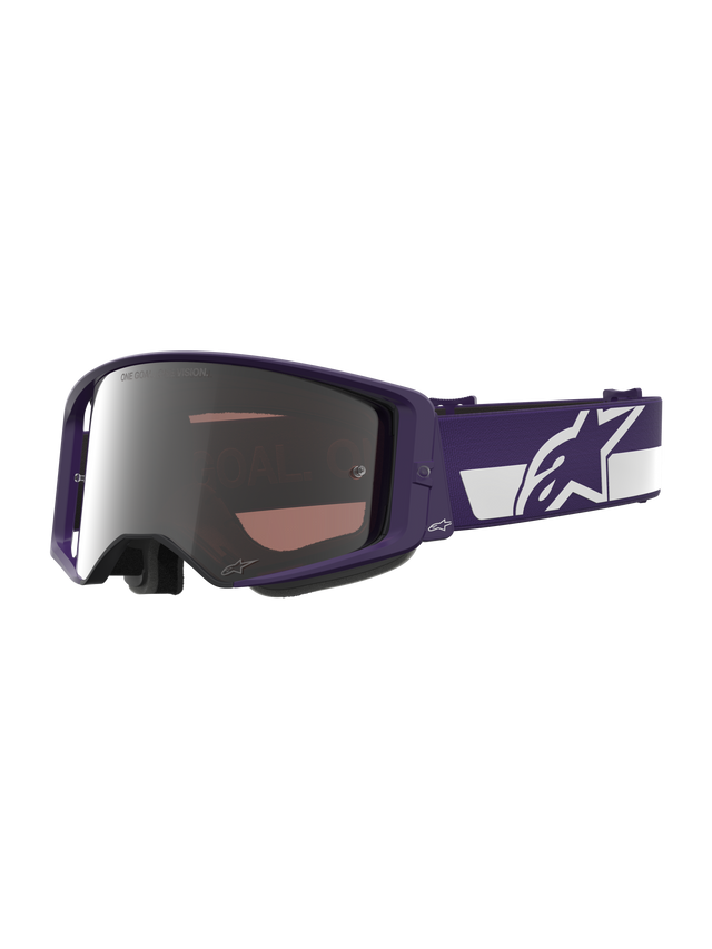Alpinestars Supertech LTD HUNTA96 XXV Crossbril Paars en wit, productfoto 1