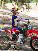 Alpinestars Supertech LTD HUNTA96 XXV Crossbril Paars en wit, productfoto 9