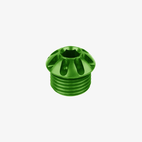 Bonamici Coloured cap for foot peg - GREEN - PG00_GR