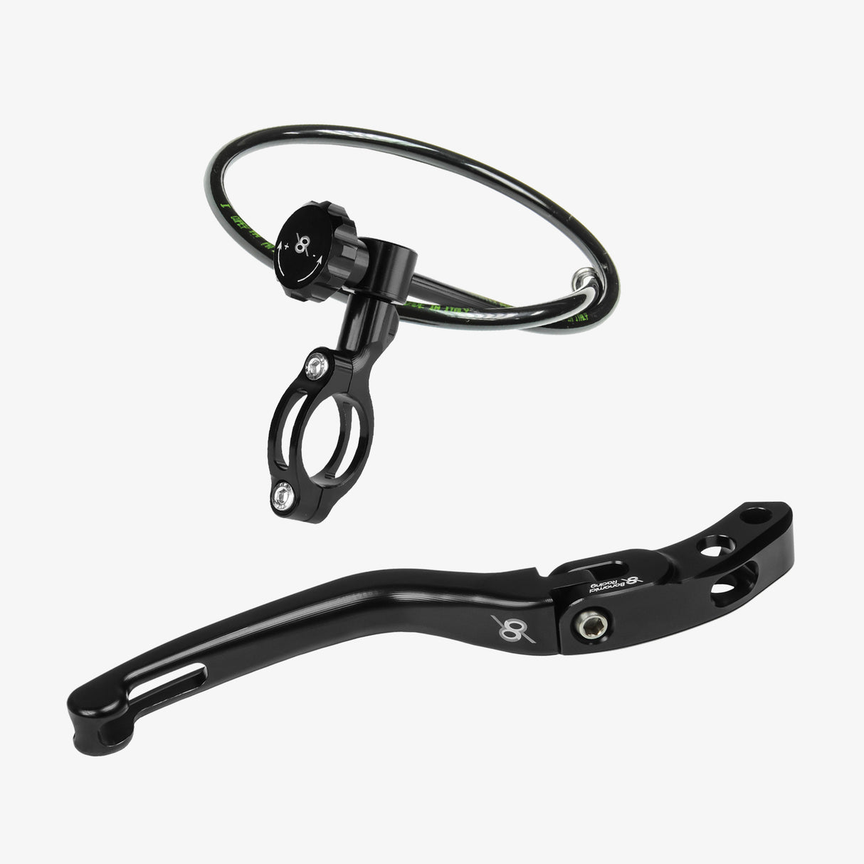 Aluminum brake lever with remote adjuster for Brembo 16x18